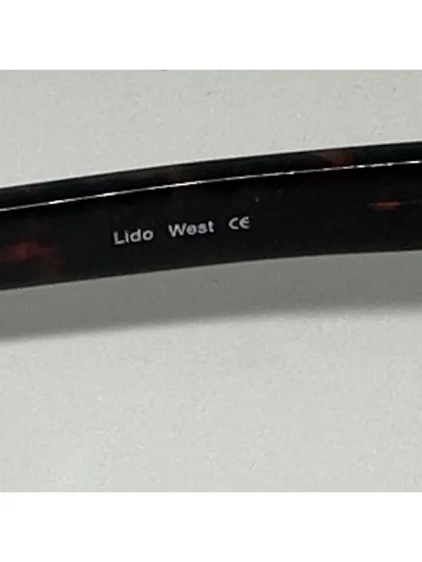 Lido West Babe Tortoise Shell Rectangular Prescription Sunglasses Frames Brown - Image 5