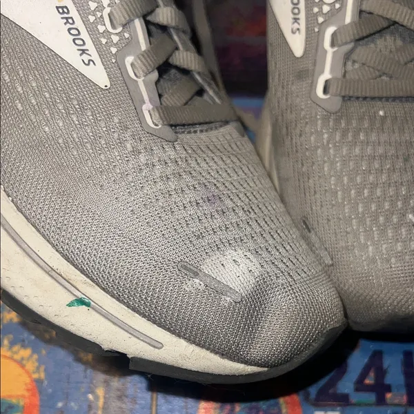 Brooks Ghost 14 Running Shoes Grey Neutral Cushion Comfort Size Women's 9 - Image 8