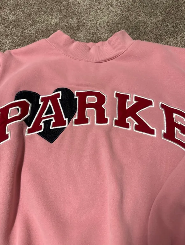 Parke Valentine Jean Heart Mock Neck - Image 3