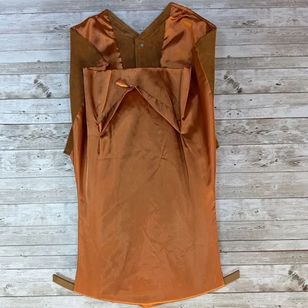 Vintage Cedars Womens M Vest Suede Fringe Leather Brown Western Cowboy Cowgirl - Image 6