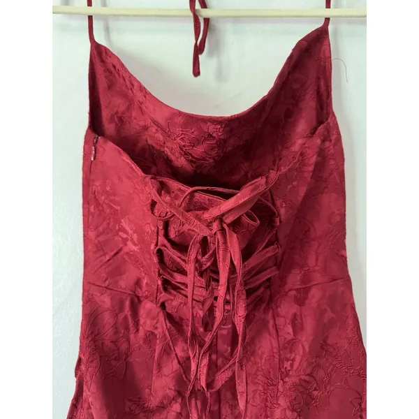 NWT Babyboo Whitney Maxi Corset Dress Red Size XL - Image 8