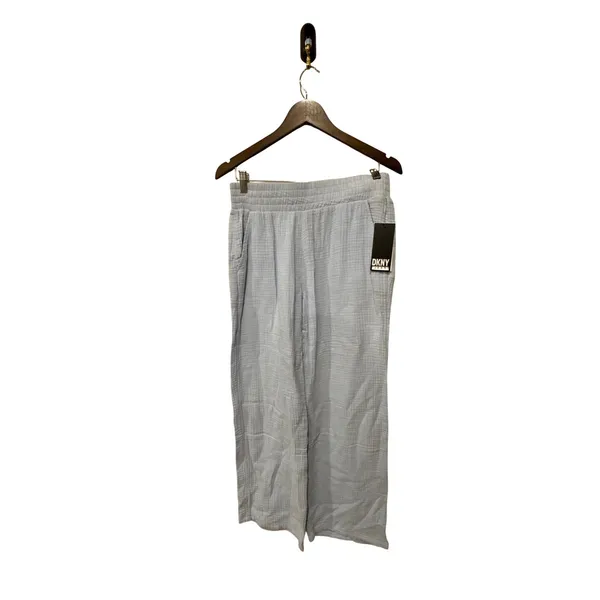 DKNY High‎ Rise Cotton Gauze Wide Leg Pants Size Large - Image 4