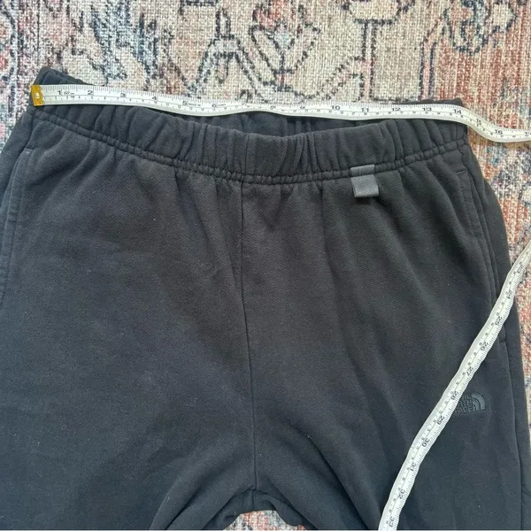 The North Face High Rise Black Women’s Jogger Sweatpants Size Medium Black Logo - Image 8