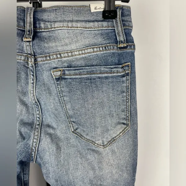 Kancan Light Blue Distressed Destroyed KC11004‎ Skinny Jeans - Image 7