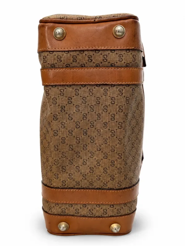 Vintage Gucci GG Monogram Boston Satchel Bag - Image 6