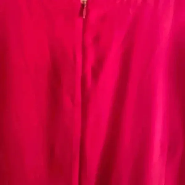 Amanda Uprichard Jenny red silk dress​​​​​ size large gathered waist - Image 4