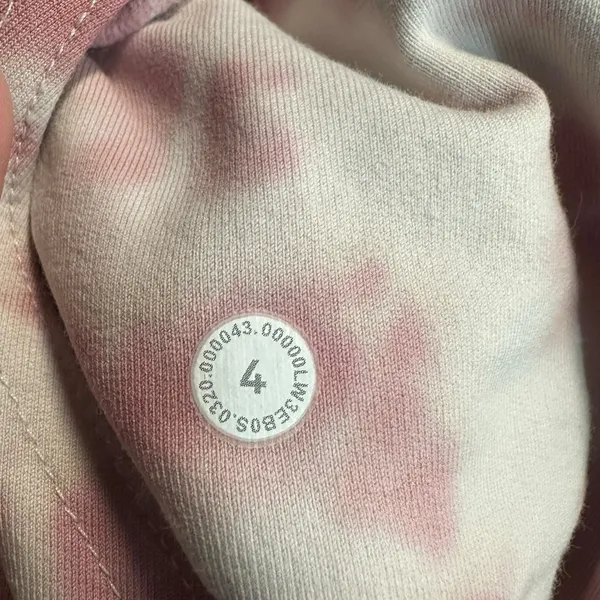 Lululemon Women’s All Yours Hoodie‎ Tie Dye Fleece Brier Rose Marmoleado Size 4 - Image 9