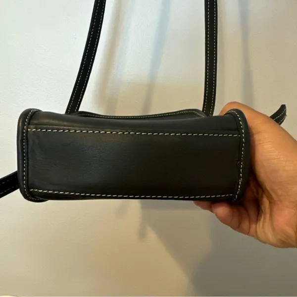 Vintage Coach Bellini Purse Crossbody Bag Leather #9139 , Costa Rica Black‎ - Image 5