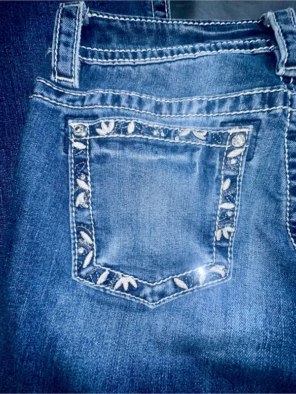 Miss Me Western Floral Border Bootcut Jeans! - Image 6