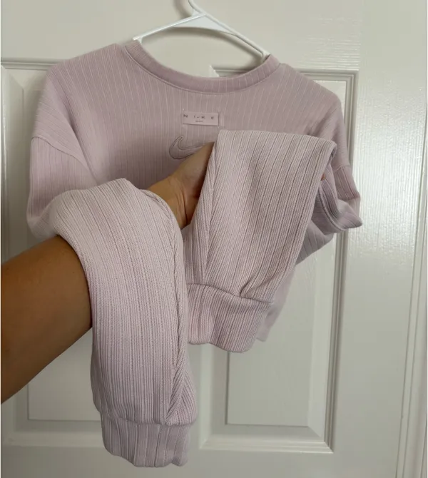 SKIMS Velour Soft Button Brown Sleep Set (S) - Image 7