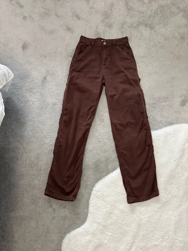 Garage Brown Cargo Pants Baggy - Image 3