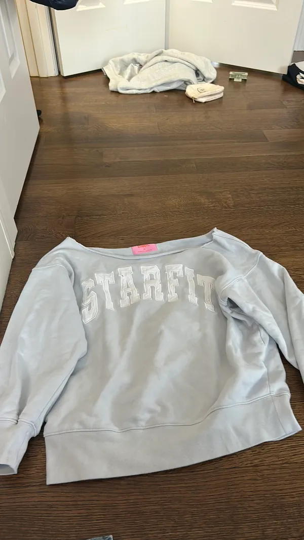 Starfit Sweatshirt Gray Size XS - Image 7