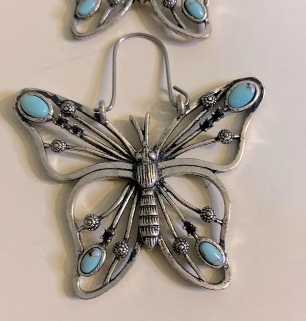 Lucky Brand Butterfly Earrings - Image 2