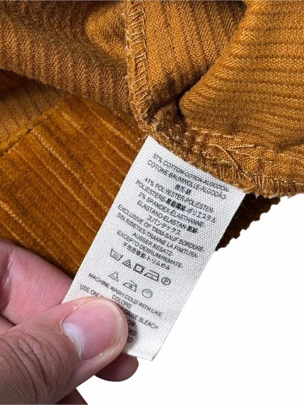 Free People Rolling Thunder Corduroy Mini Dress in Cinnamon Brown Womens S - Image 6