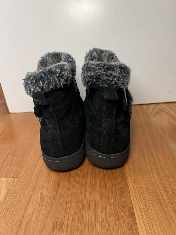 Khombu Boots Womens Size 6 Black Lindsey Faux Fur Ankle Winter Snow Booties - Image 6