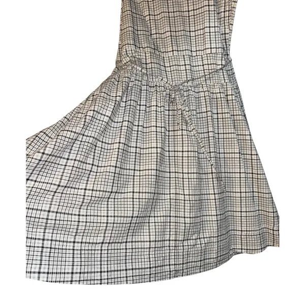 New Free Assembly Plaid Midi Dress XXL Picnic Sundress Smocked Clean Girl Preppy - Image 4
