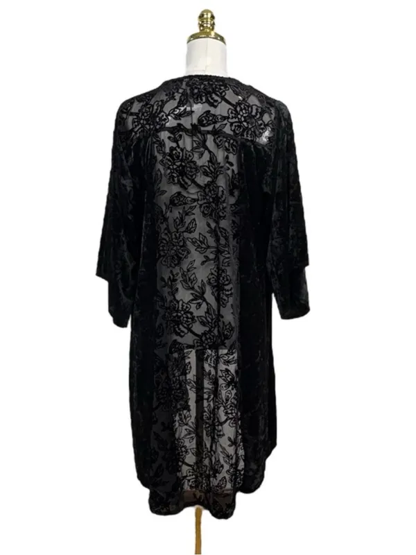 Knox rose velvet kimono XS/S whimsigoth halloween velour - Image 5