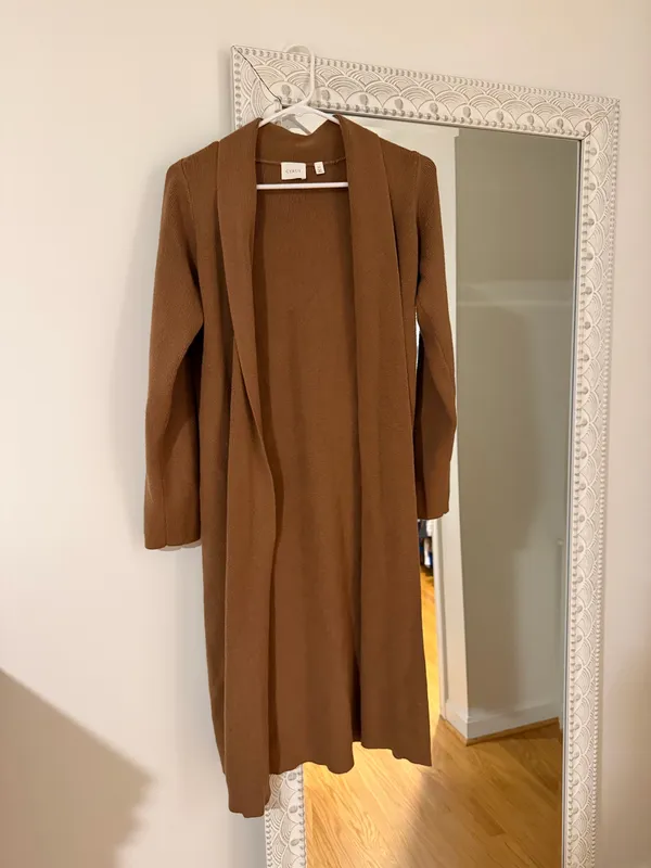 Long Brown Cardigan - Image 2