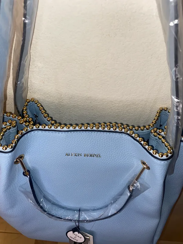 Alexis Bendel Periwinkle Purse Tote - Image 12