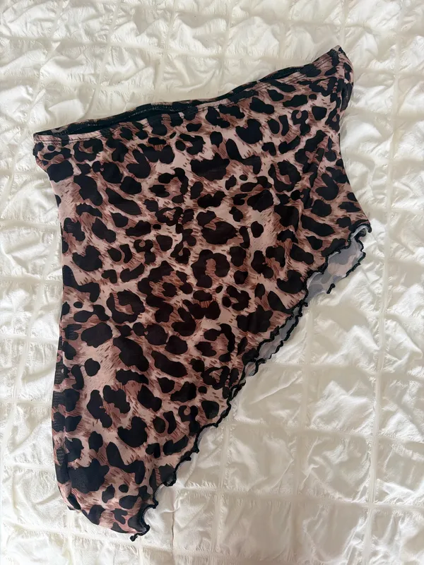 Cheetah Tube Shein Top - Image 2