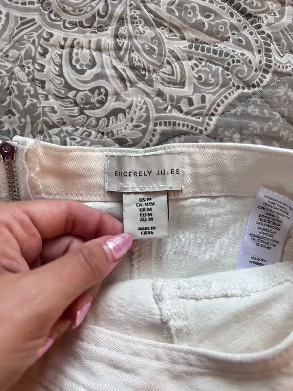 Sincerely Jules White Jean Halter Top - Image 2