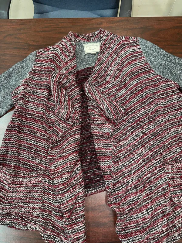 Lucky Brand Open Front Sweater Cardigan Size Large - Image 2