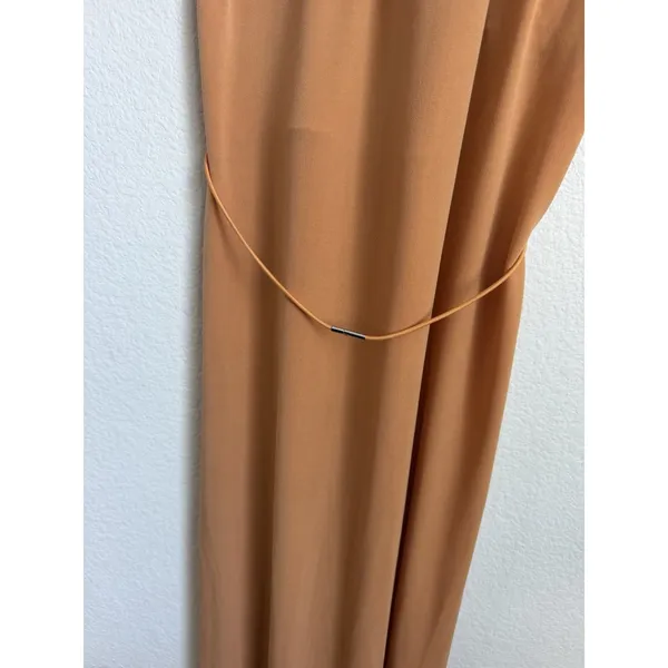 Francisco Costa For Calvin Klein Strappy Camel Maxi Dress Sz. 0 - Image 9