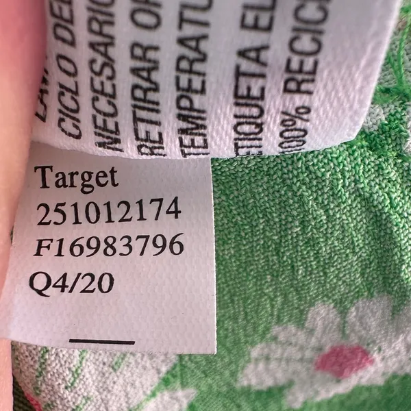 Rixo x Target Daisy Long Sleeve Green Floral Swing Dress Midi Size 14 - Image 7