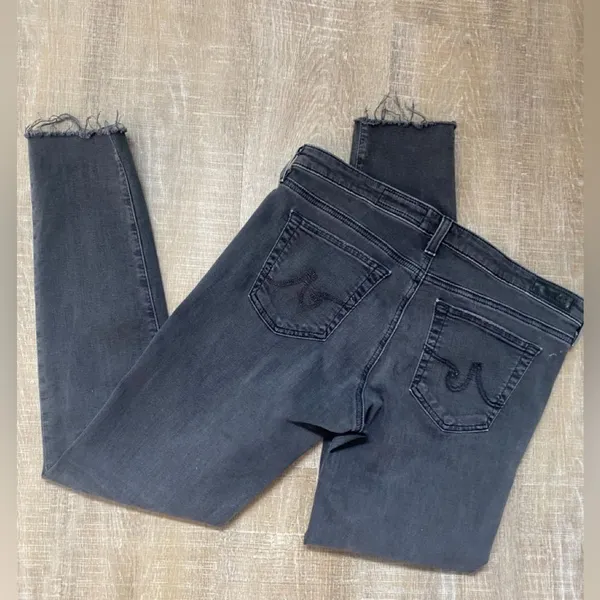 AG Adriano Goldschmied The Legging Ankle Slim Skinny Jeans Women 31 Distressed - Image 11