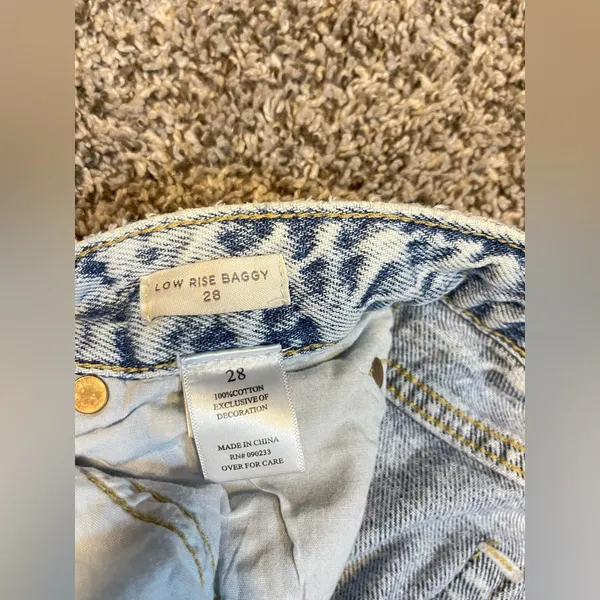 Coca-Cola By PacSun Light Indigo Low Rise Baggy Jeans Size 28 x 32 - Image 13