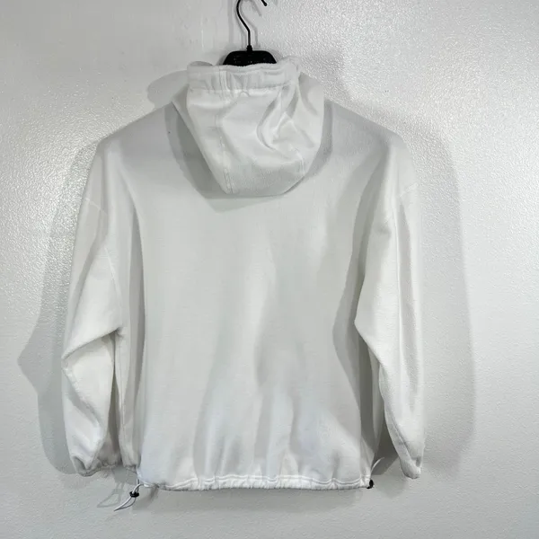 Free People FP Movement Win Me Over Fleece Hoodie‎ White US Small S Oversized - Image 3
