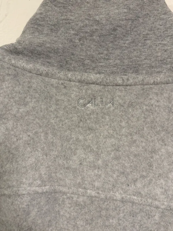 CALIA by Carrie Underwood Light Gray Half-Zip Fleece Pullover - Image 9