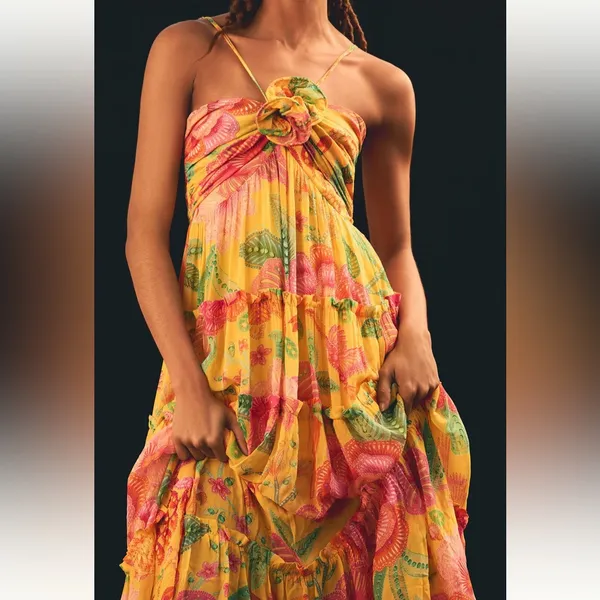 FARM Rio Macaw Bloom Maxi Dress- size XS - Image 3