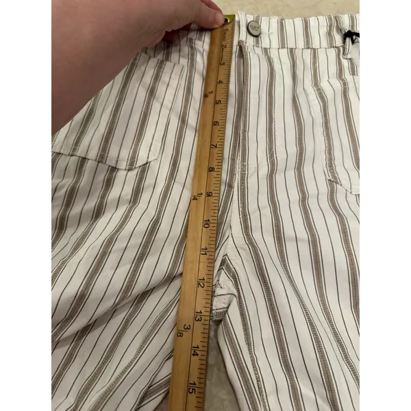 OAT High Rise Baby Wide Patch Pocket Pants Size 12 / 31 Striped - Image 9