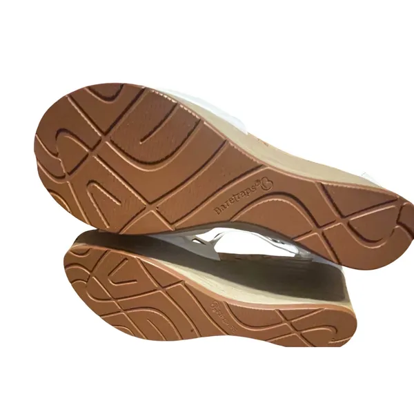 Baretraps Miriam White Laser Cut Wedge Sandals Womens 11M‎ BTS19-10715-010-111 - Image 8