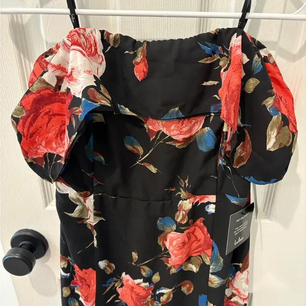 Lulu's Off the Shoulder Floral Maxi Dress - Image 6