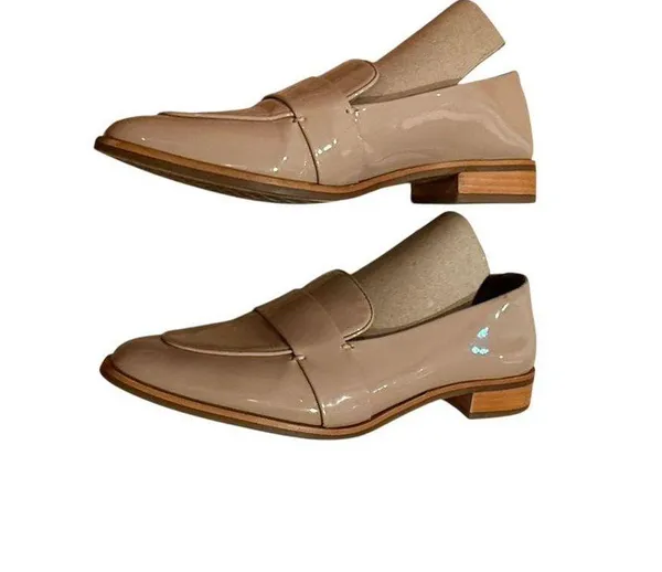 AEROSOLES Glossy Beige Loafers - Image 6