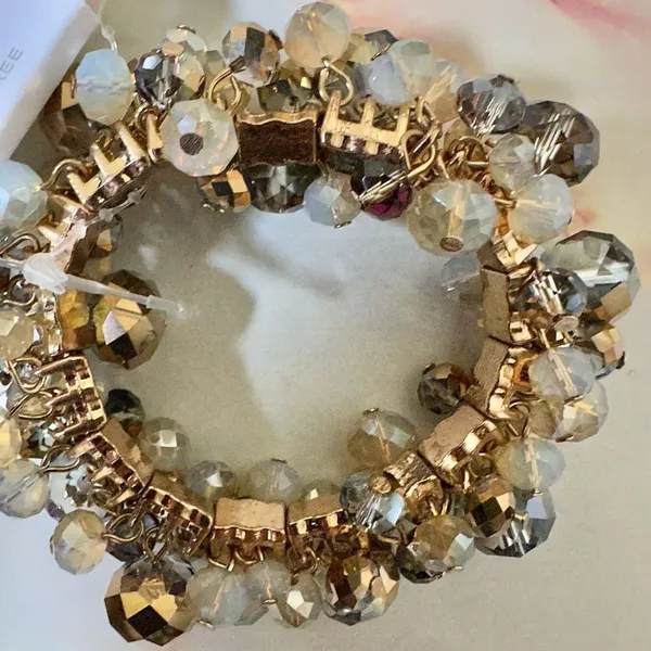 La Cotton beaded stretchy bracelet - Image 4