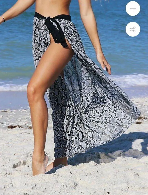 Cheetah Print Cover Up Multi - Image 2