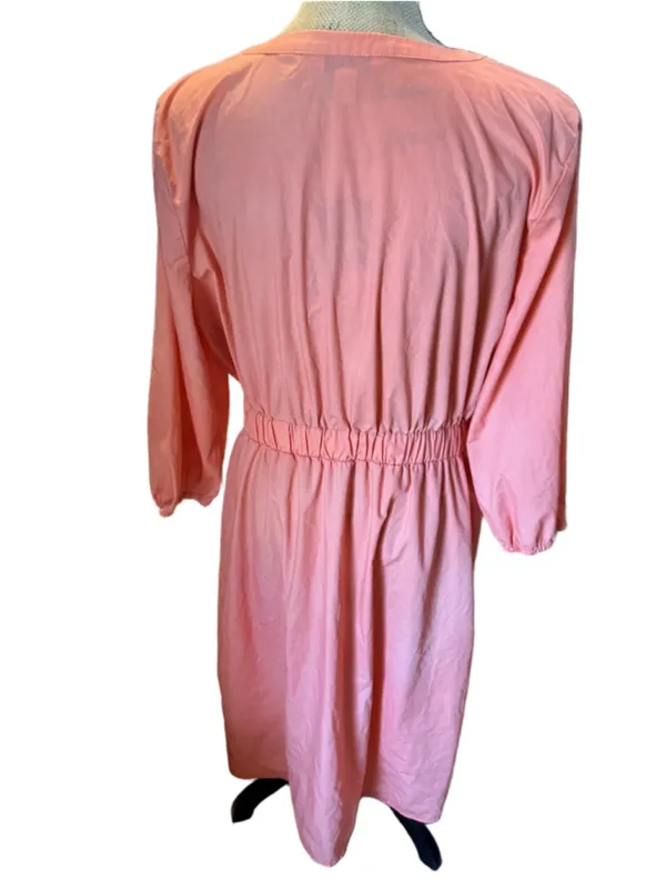 Croft & Barrow Orange Midi Dress Size XL - Image 2