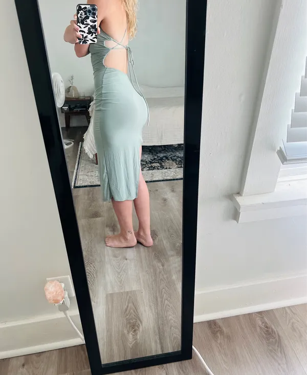 Windsor Sage Green Dress - Image 2