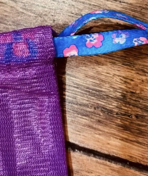 IPSY Glam Purple & Floral Mesh Cosmetic Bags - Image 11