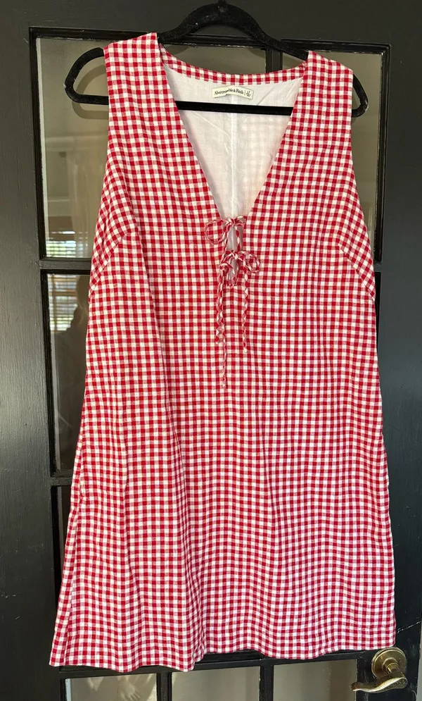 Abercrombie Gingham Mini Dress - Image 2