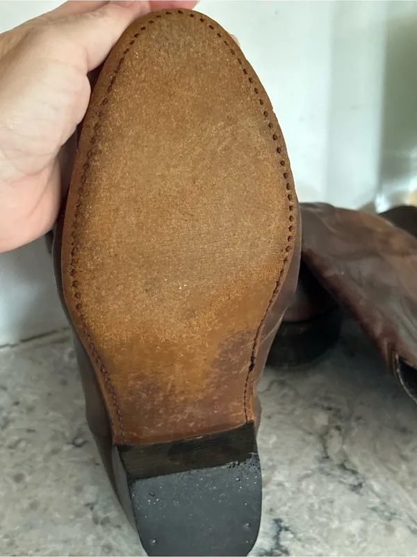 Vintage Durango Classic Brown Leather Western Boots - Image 9