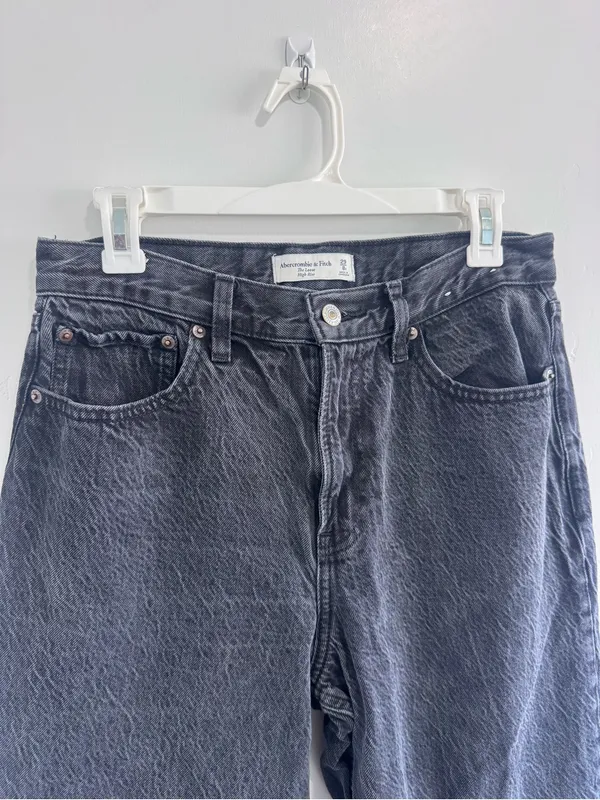 Abercrombie and fitch the loose high rise 29/8 R black wash - Image 4