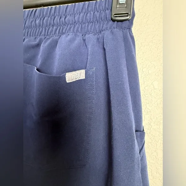 Figs Women Size XS Technical Collection Navy Blue Scrub Joggers - Image 6