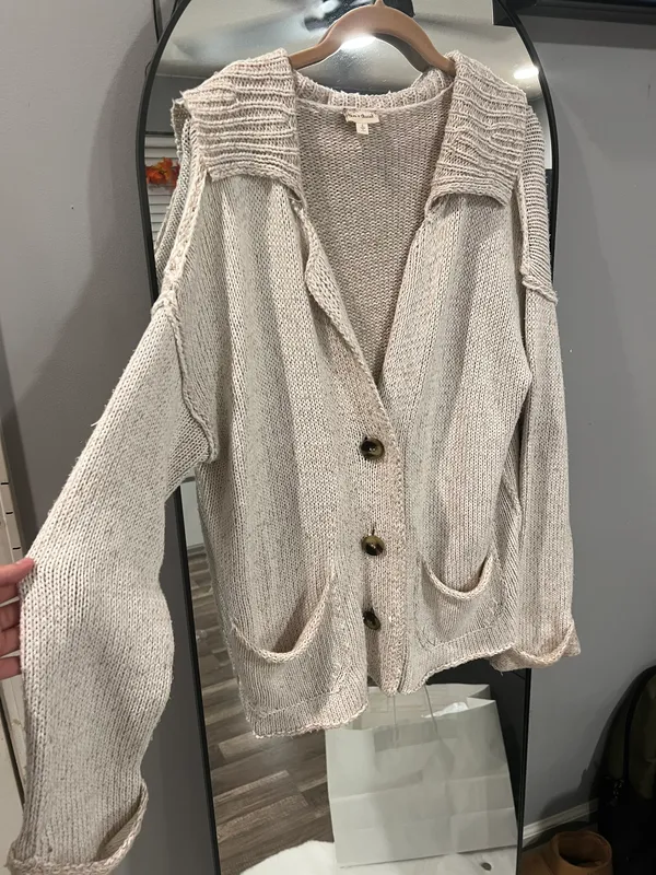 Hem And Thread Cardigan - Image 2