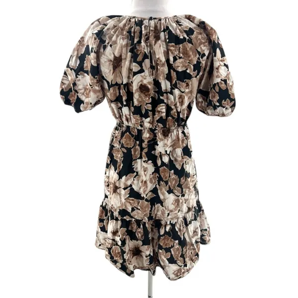Rails‎ Khloe Floral Knee Length Shift Dress Sepia Roses Sz XS - Image 5