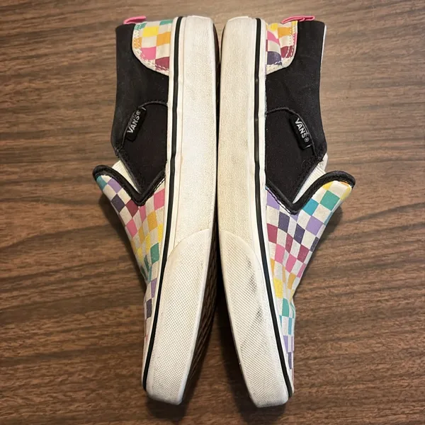 Vans Multicolored Checkered Missy 5 Slip On Shoes - Image 4