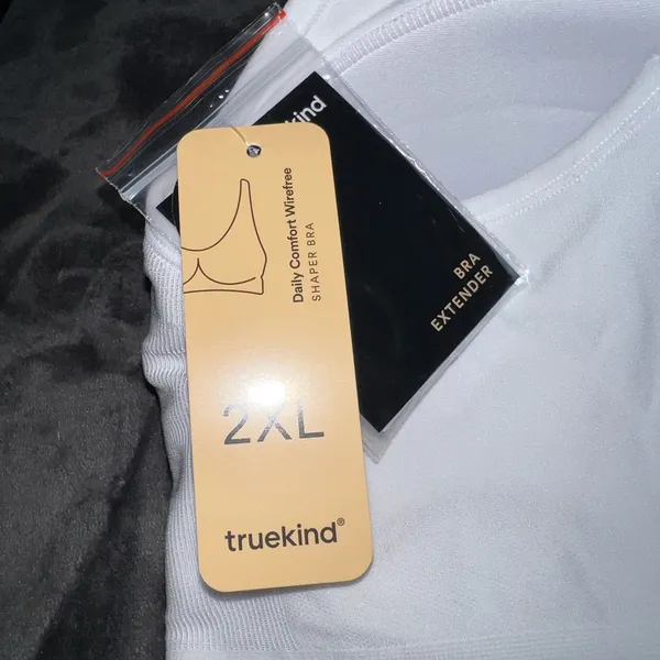 Truekind Daily Comfort Wirefree Shaper Bra in White Size 2XL New with tags - Image 11